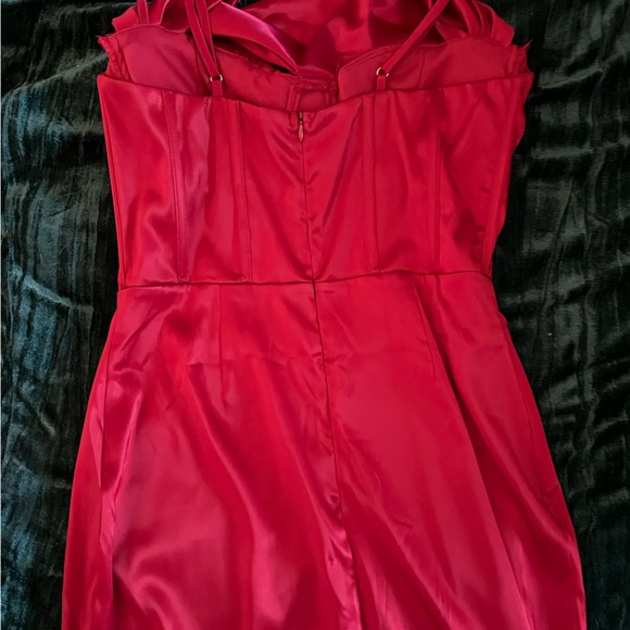 Red Corset Dress - Picture 4 of 6
